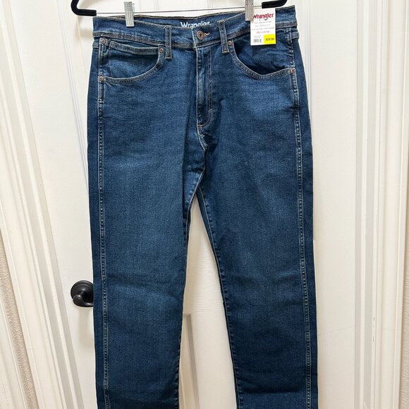 Wrangler Men's Jeans Size 32X30 Blue Free To Stretch Relax Fit Casual Denim NEW - Picture 12 of 13